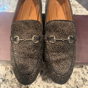 Johnston & Murphy black snow Ali bit  loafers 8.5